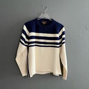 Countryside Classics Vintage 100% Acrylic Striped Sweater Size L